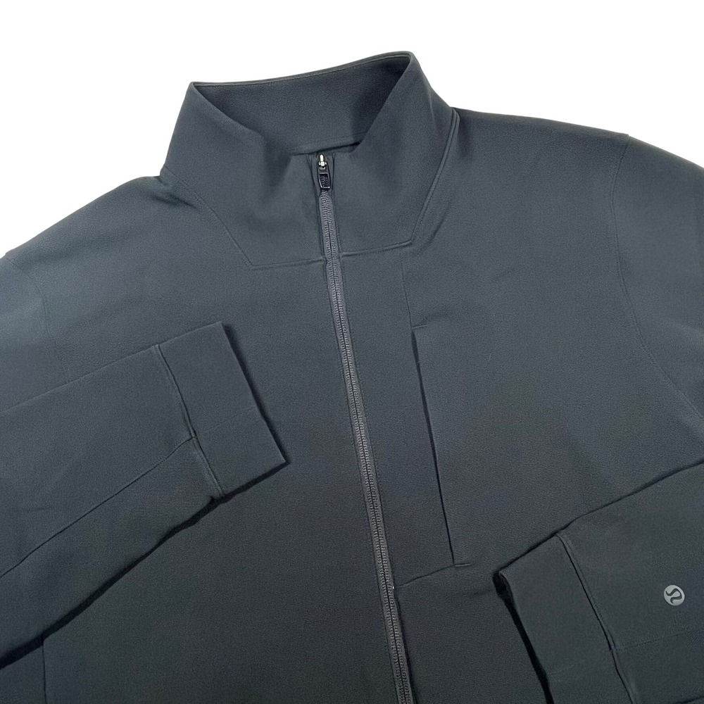 Lululemon Full Zip Jacket Mens XL Black Sojourn Technical Activewear Coat